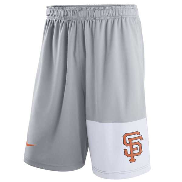 Men's San Francisco Giants Nike Gray Dry Fly Shorts,We sell and wholesale Men's San Francisco Giants Nike Gray Dry Fly Shorts on line form chian!